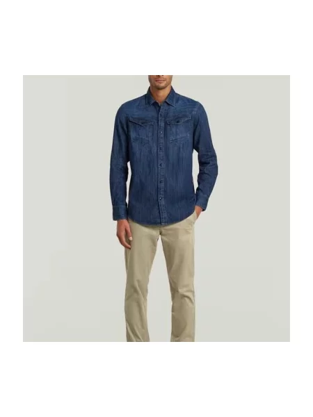 Košeľa G-star Raw modrá
