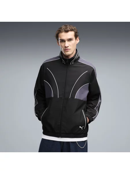 PUMA bluza dresowa z tkaniny T7 o luźnym kroju Akcesoria S czarny
