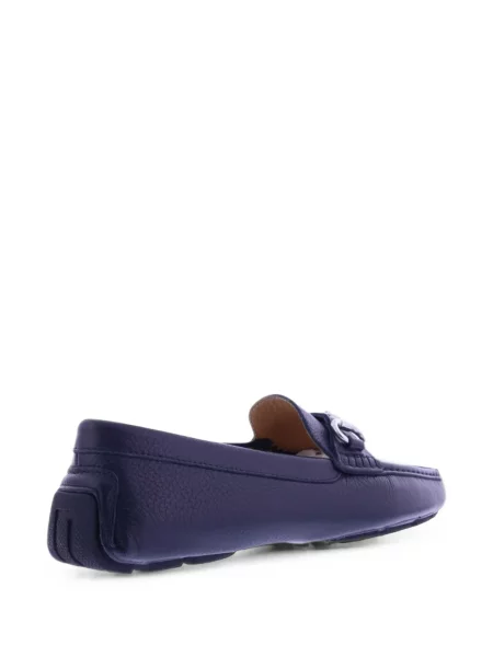 Pantofi loafer Paris Punk din piele albastru