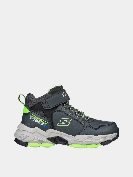 Дитячі Черевики Skechers Drollix Venture Rush штучна шкіра/текстиль сірий
