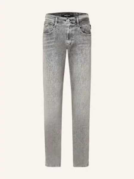 Replay Jeansy Anbass Slim Fit grau szare