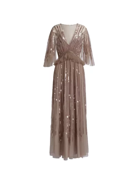 Rochie maxi Alberta Ferretti cu paiete