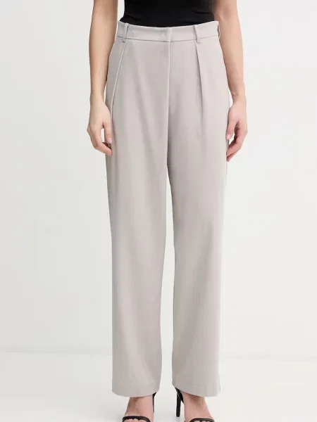 Sisley pantaloni pentru femei gri