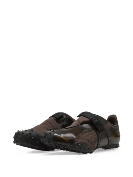 Sneakerși Puma cu bretele negru