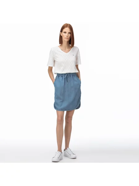 Юбка Lacoste.com синяя