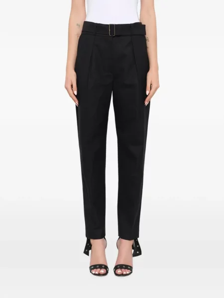 Cu centură pantaloni Kenzo negru