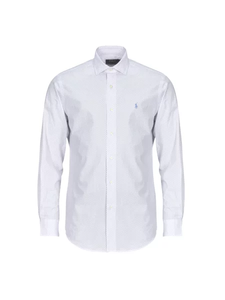 Srajca Polo Ralph Lauren z dolgimi rokavi bela