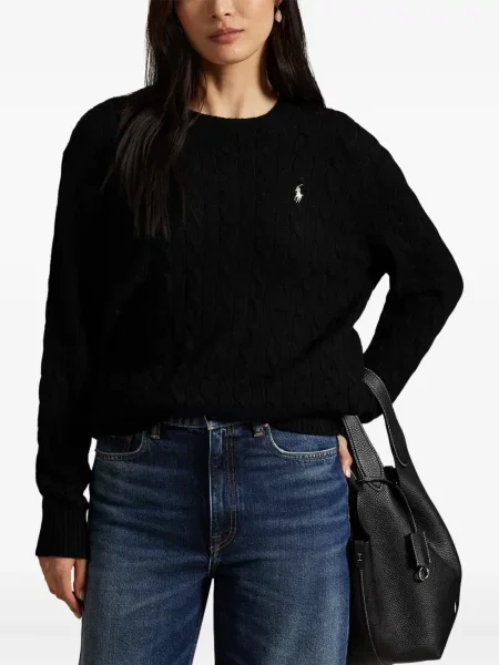 Căciulă Polo Ralph Lauren cu broderie cu dungi cowboy roșu