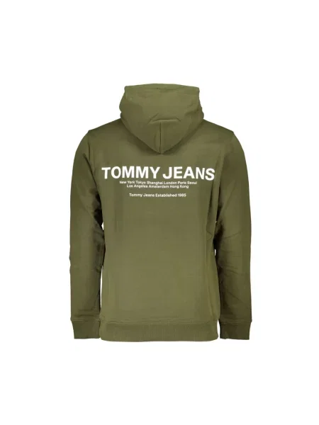 Bluza z kapturem Tommy Hilfiger zielona