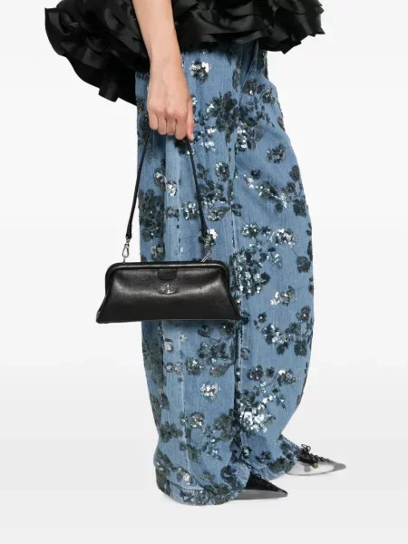 Шопинг чанта Vivienne Westwood черно