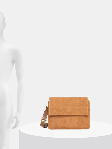 Замшева сумочка Gianni Chiarini THREE коричневий