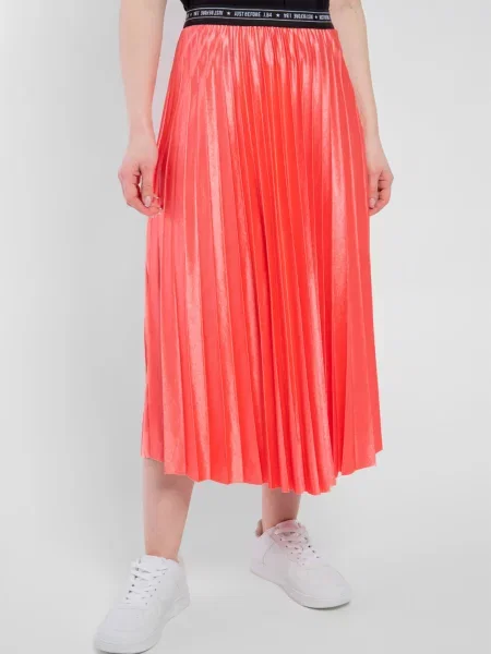 Just Before Спідниця міді Кораловий