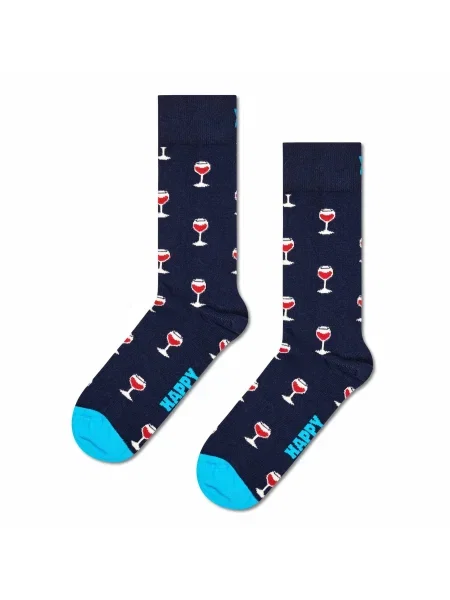 Happy Socks Ponožky GIFTBOX Wine Gift Set biela