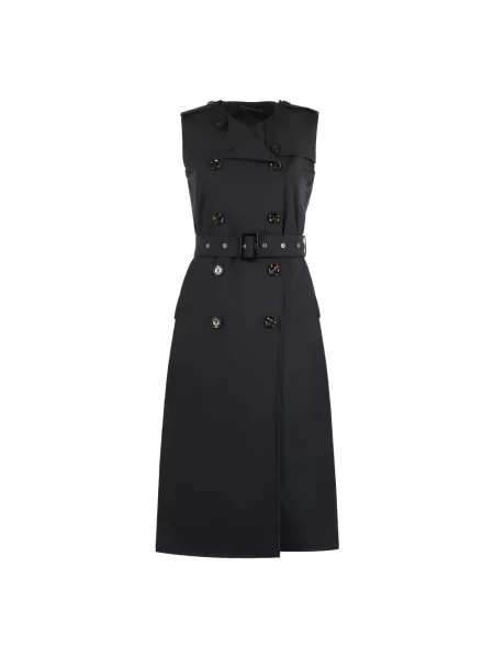 Trencz Moorer bez rękawów czarny