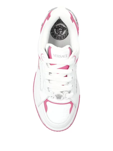 Δερμάτινα sneakers Versace λευκό