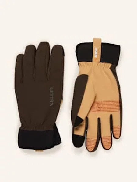 Hestra Multifunkční Sportovní Rukavice S Funkcí Touchscreen khaki/ velbloudí khaki