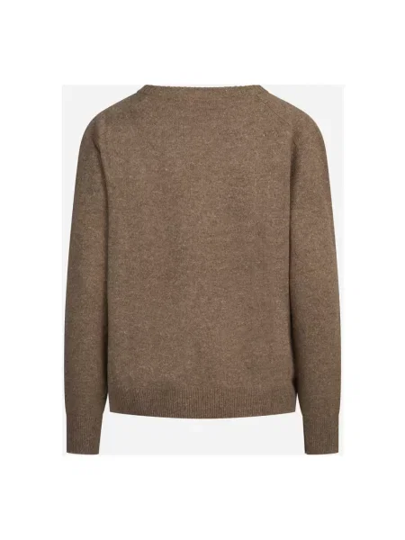 Sweter Ballantyne wełniany beżowy