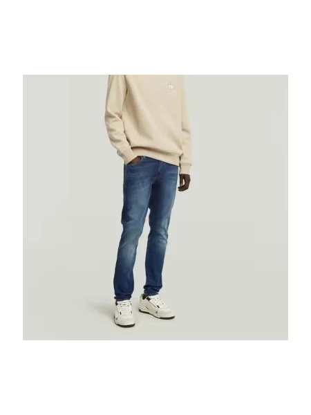 Skinny fit džínsy G-star Raw skinny fit modrá