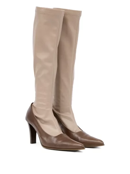 Cizme Mm6 Maison Margiela din piele maro