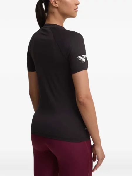 Μπλούζα Ea7 Emporio Armani με σχέδιο μαύρο