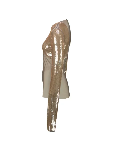 Top Rick Owens cu paiete lung