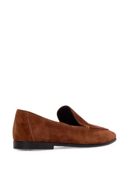 Pantofi loafer Black Suede Studio din piele de căprioară negru