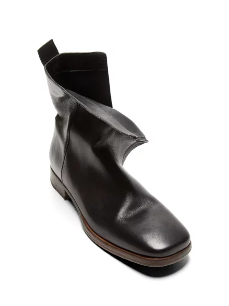 Botine Acne Studios din piele negru