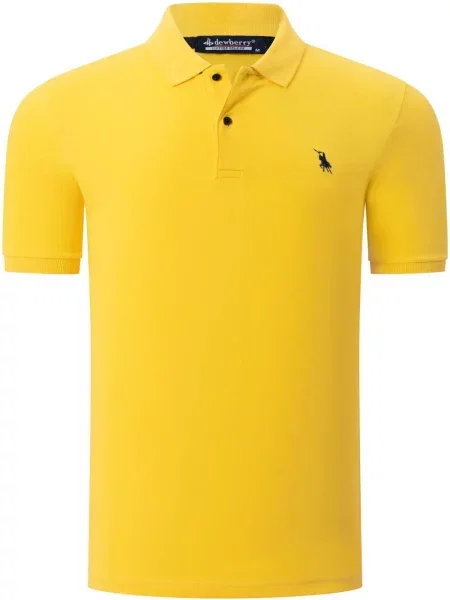 Tricou polo Dewberry galben