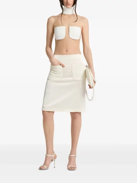 Fustă Courreges din satin