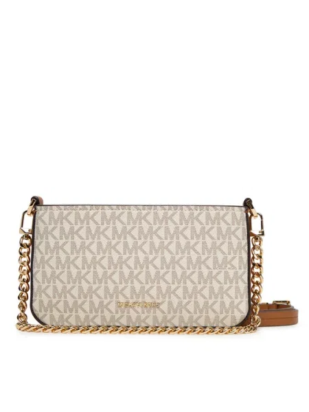 MICHAEL Michael Kors Geantă de umăr crem / maro cămilă / auriu bej