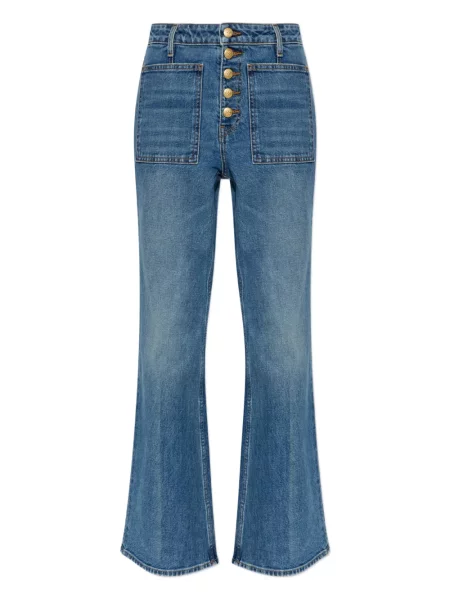 Jeansy Ulla Johnson niebieskie