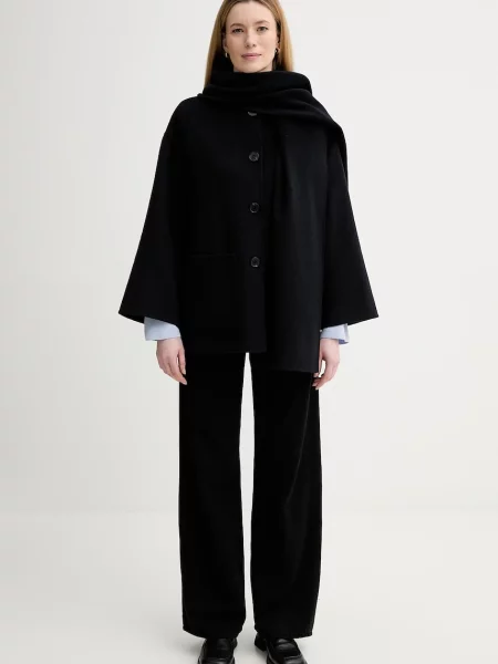 Пальто з додаванням вовни Marc O'Polo синій