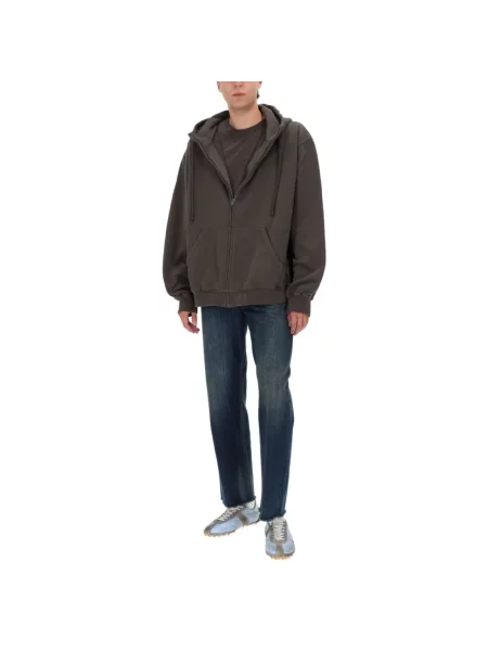 Jeansy straight leg Maison Margiela niebieskie