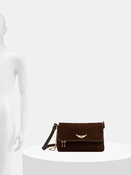 Zadig&Voltaire velúr táska barna