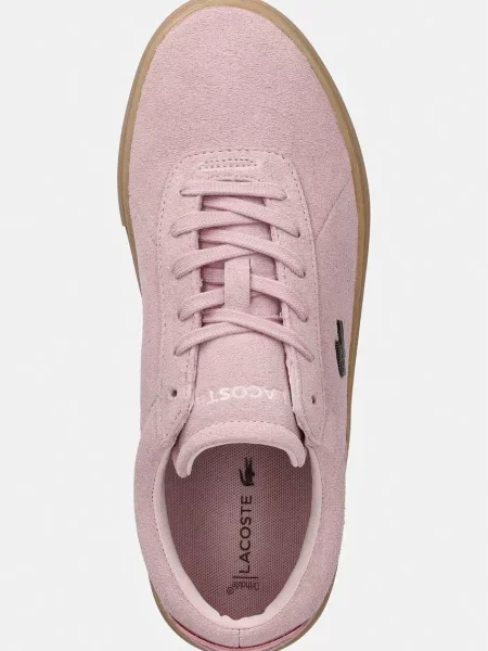 Замшевые кроссовки Lacoste