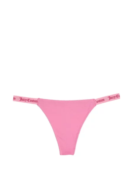 Tanga Juicy Couture autogrammal rózsaszín