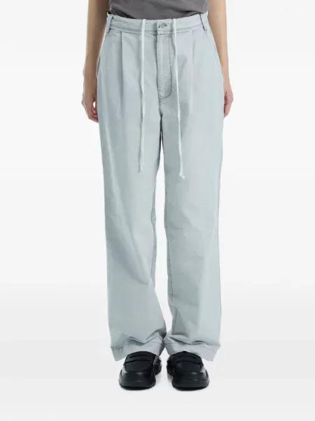 Pantaloni Low Classic clasici cu cordon albastru