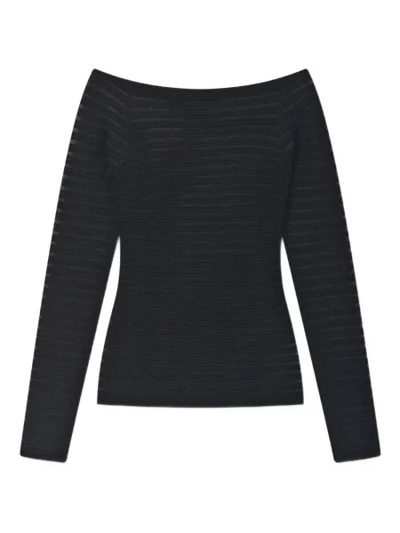 Dzianinowa bluzka áeron czarna