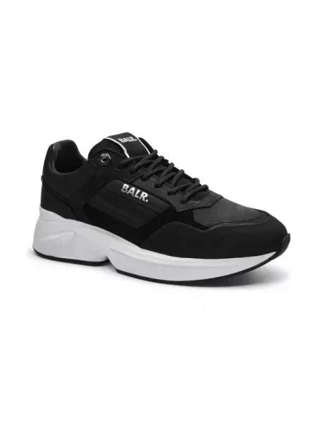 BALR. De piele sneakers Brand Luxe Runner negru