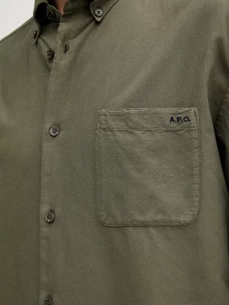 Ошейниковый рубашка A.p.c. белая