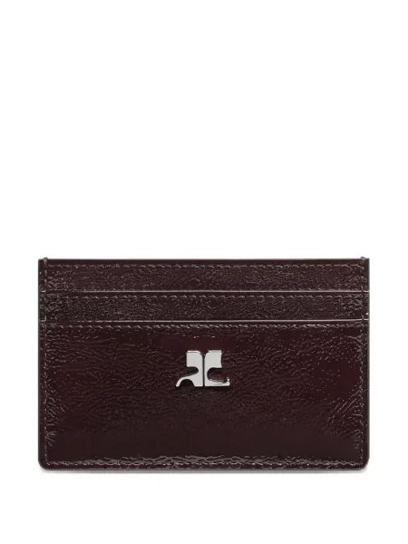 Portofel Courreges din piele maro