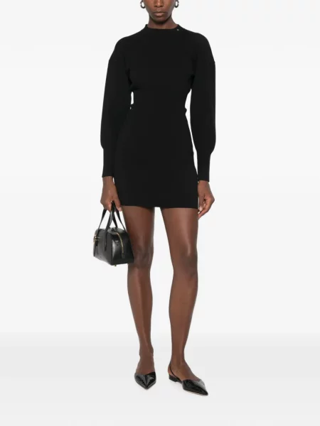 Lung rochie Anine Bing tricotate negru