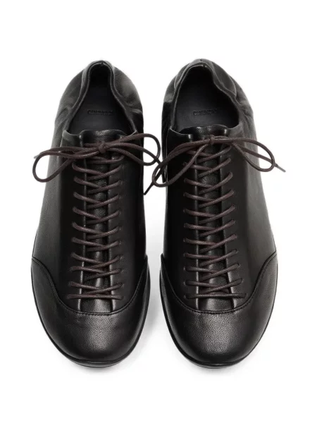 Sneakerși Amomento cu șireturi din dantelă negru