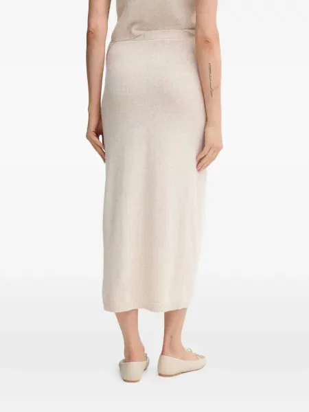 Fustă midi Oui până la genunchi