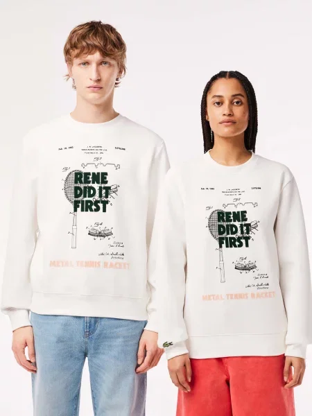 Жіночий Світшот Lacoste бежевий
