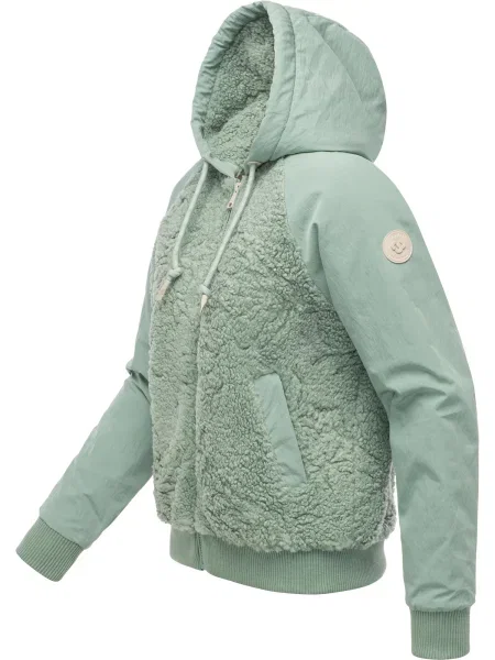 Ragwear Prechodná bunda Talianita pastelovo zelená