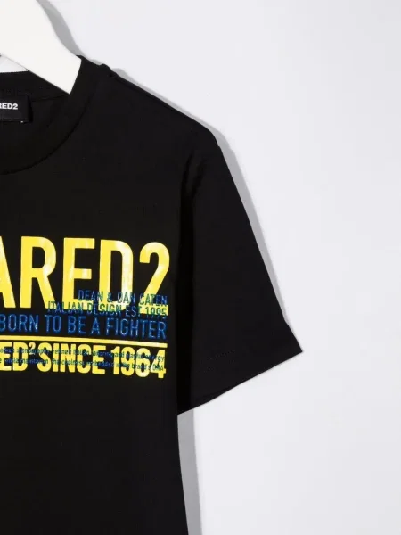Koszulka dziecięca Dsquared2 czarna