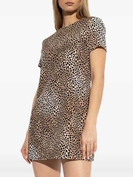 Warstwowe jeansy Michael Michael Kors garniturowe z nadrukiem niebieskie