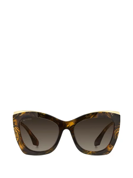 Ochelari de soare Etro cu imagine cu model paisley maro