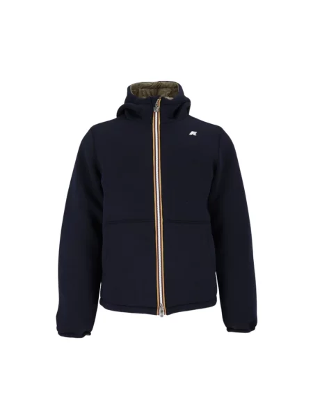Bluza z kapturem K-way z kapturem niebieska